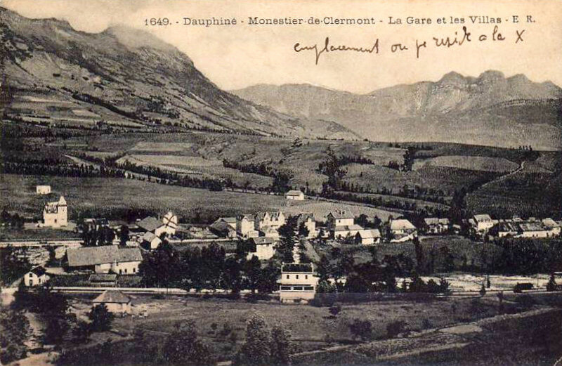 Monestier-de-Clermont, 1915, cachet 14e bataillon
