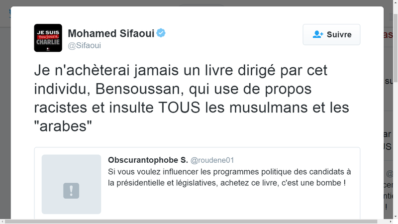 GeorgesBensoussanRacisteSelonSifaoui