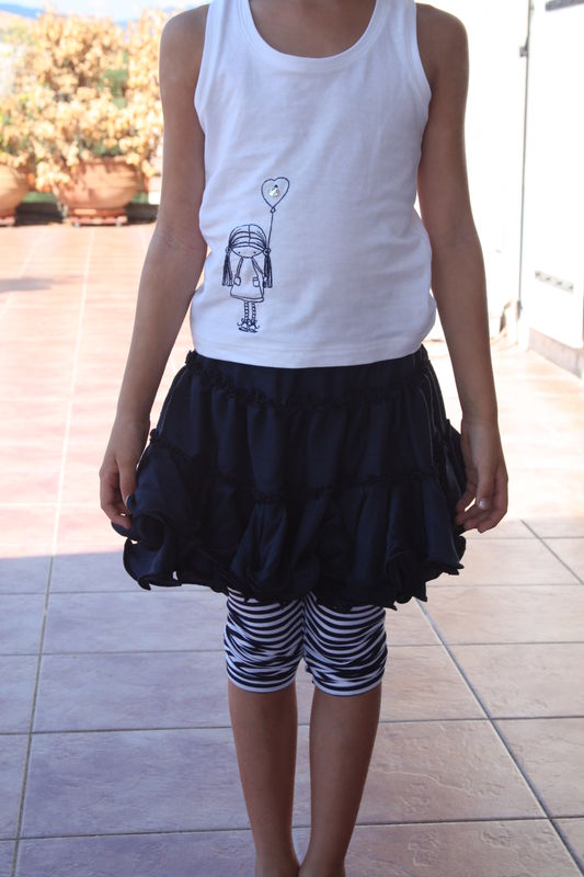 jersey coton rayé marine