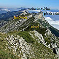 Rochers des Ours 2038 m. de La Conservaria - Vercors