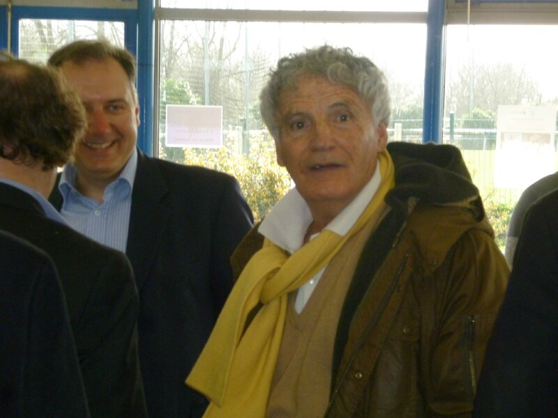 André Boniface à la Maison du Rugby de Lormont le 27 février 2014, soixante ans jour pour jour arès avoir battu les Blacks en Nouvelle-Zélande