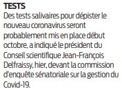2020 09 16 SO Tests salivaires