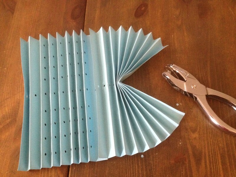 éventail de papier origami DIY