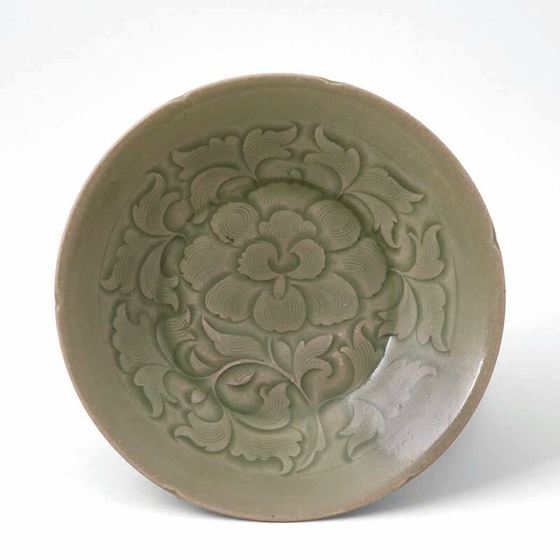 Yaozhou Peony Plate, Northern Song Dynasty, 960-1127 A
