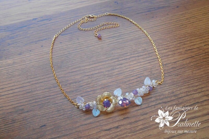 headband-bijoux-mariage-brodé-fleur-dorée-cristaux-swarovski-sur-chaine-4