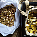 Venta y oferta de venta de oro en bruto y lingotes