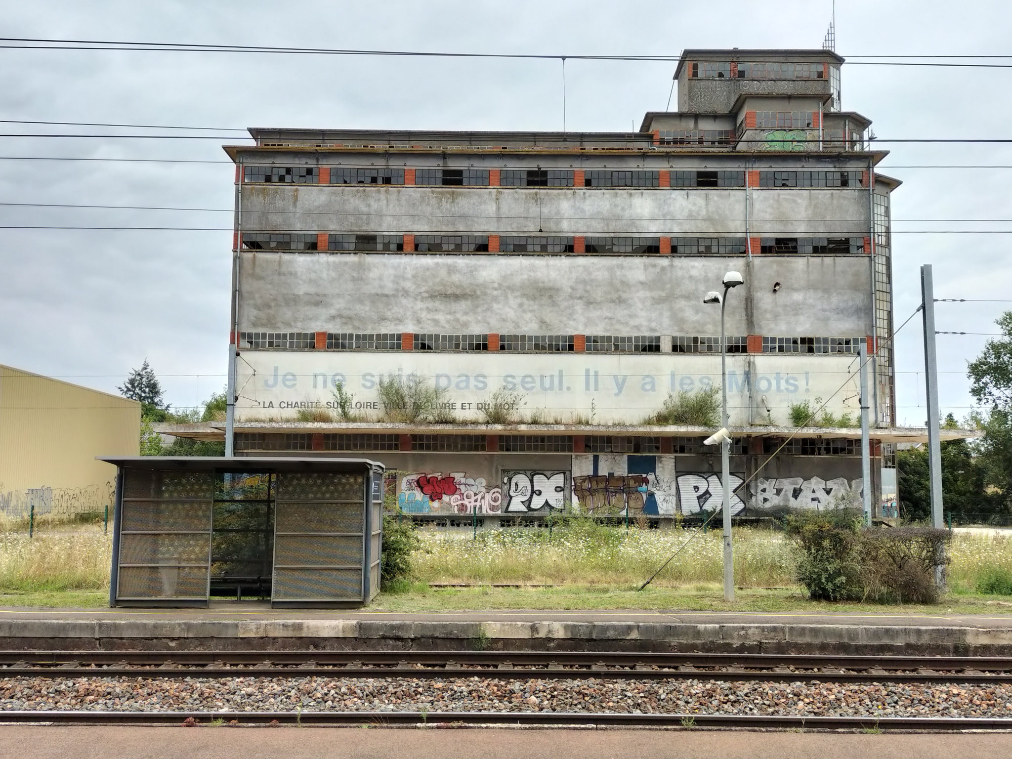 La Charité-sur-Loire, la gare, je ne suis pas seul (58)