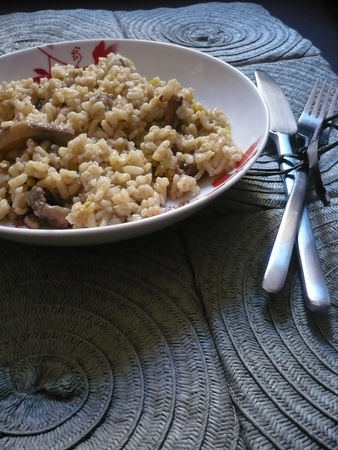 recettes legumes Risotto aux champignons