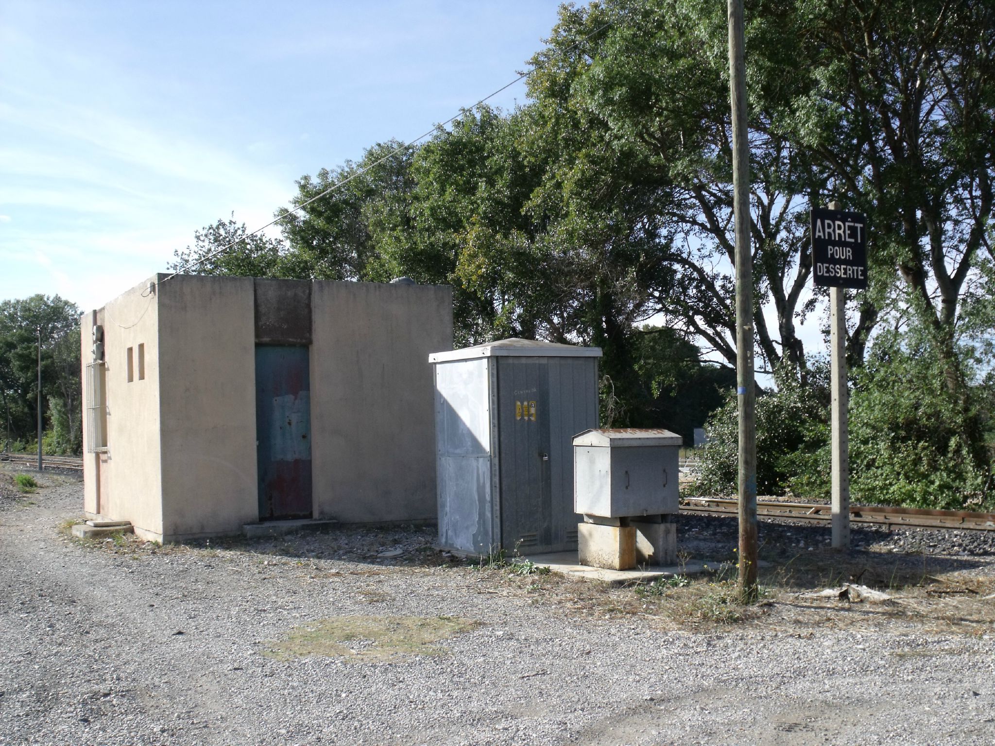 Poste de bifurcation de la ligne Aix-Rognac vers la Zone d'Activités d'Aix-les-Milles