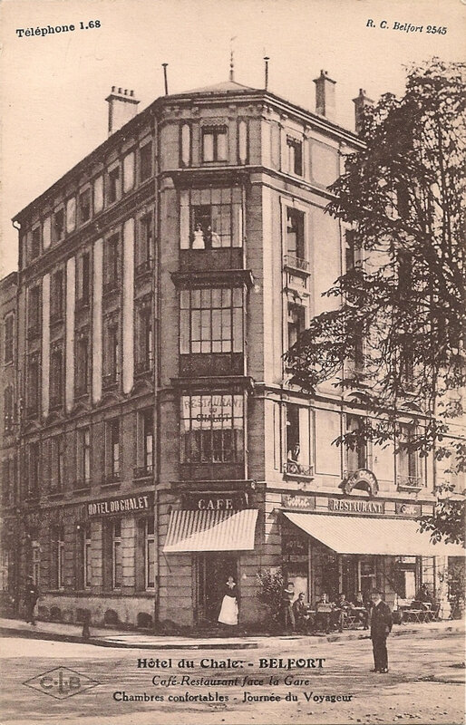 Belfort CPA Av gare n°25 Hôtel du Châlet
