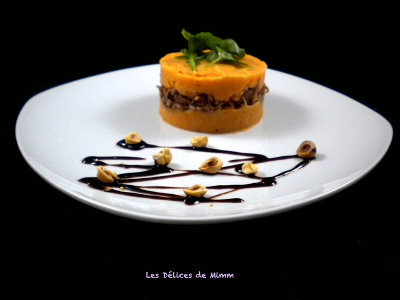 Parmentier de canard et patates douces 2