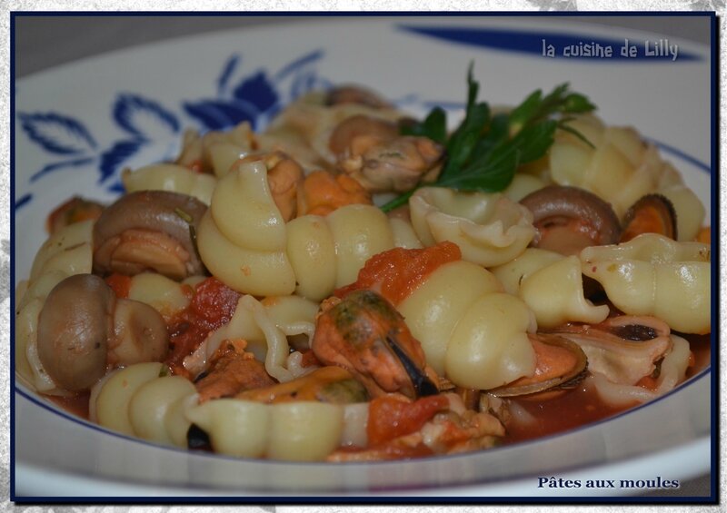pâtes aux moules