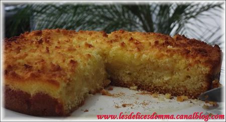 gâteau pommes coco 5