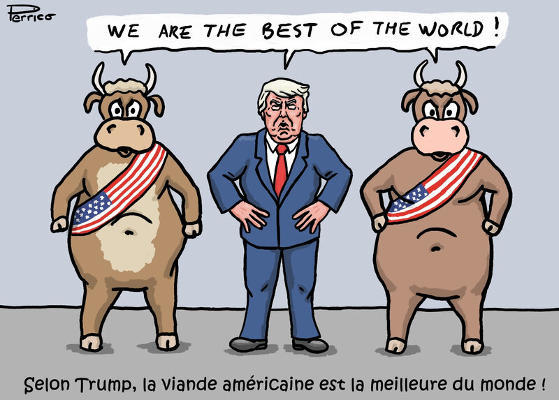 Trump et la viande américaine - 4 août 2019