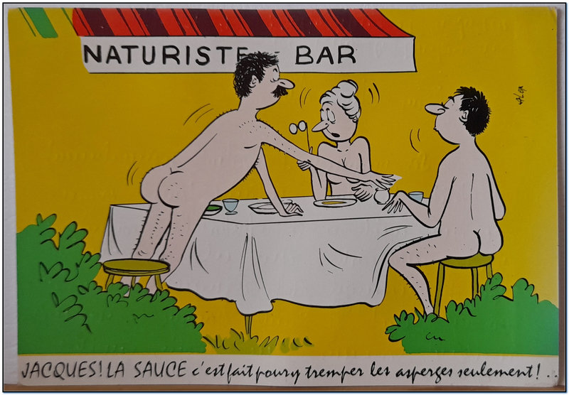 Naturiste bar - datée 1974