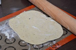 pâte à pizza- basilic- maison- thermomix