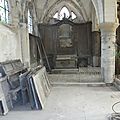 Troisième tranche de travaux sur l'église Saint Remi, restauration de la chapelle nord, dite du Sacré Coeur
