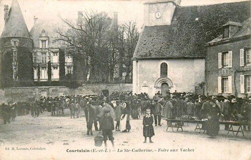 CPA Courtalain Eure et Loire Foire Ste Catherine