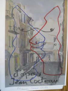 dessins d'après Jean Cocteau vertical 017
