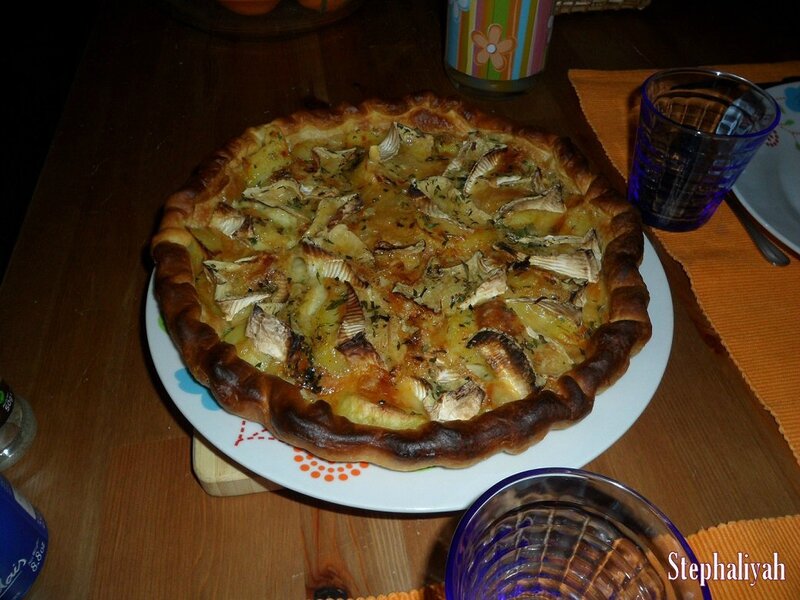 Tarte pdt camembert -- 2