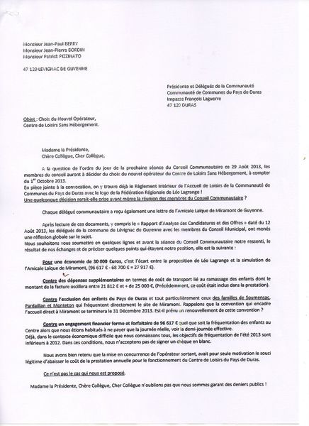 Levignac delegues CCPD 1 27 08 13