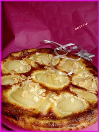 tarte bourdaloue aux poires