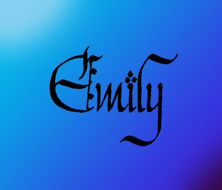 Pr nom XXXXXXXX Emily L association Emily Calligraphy