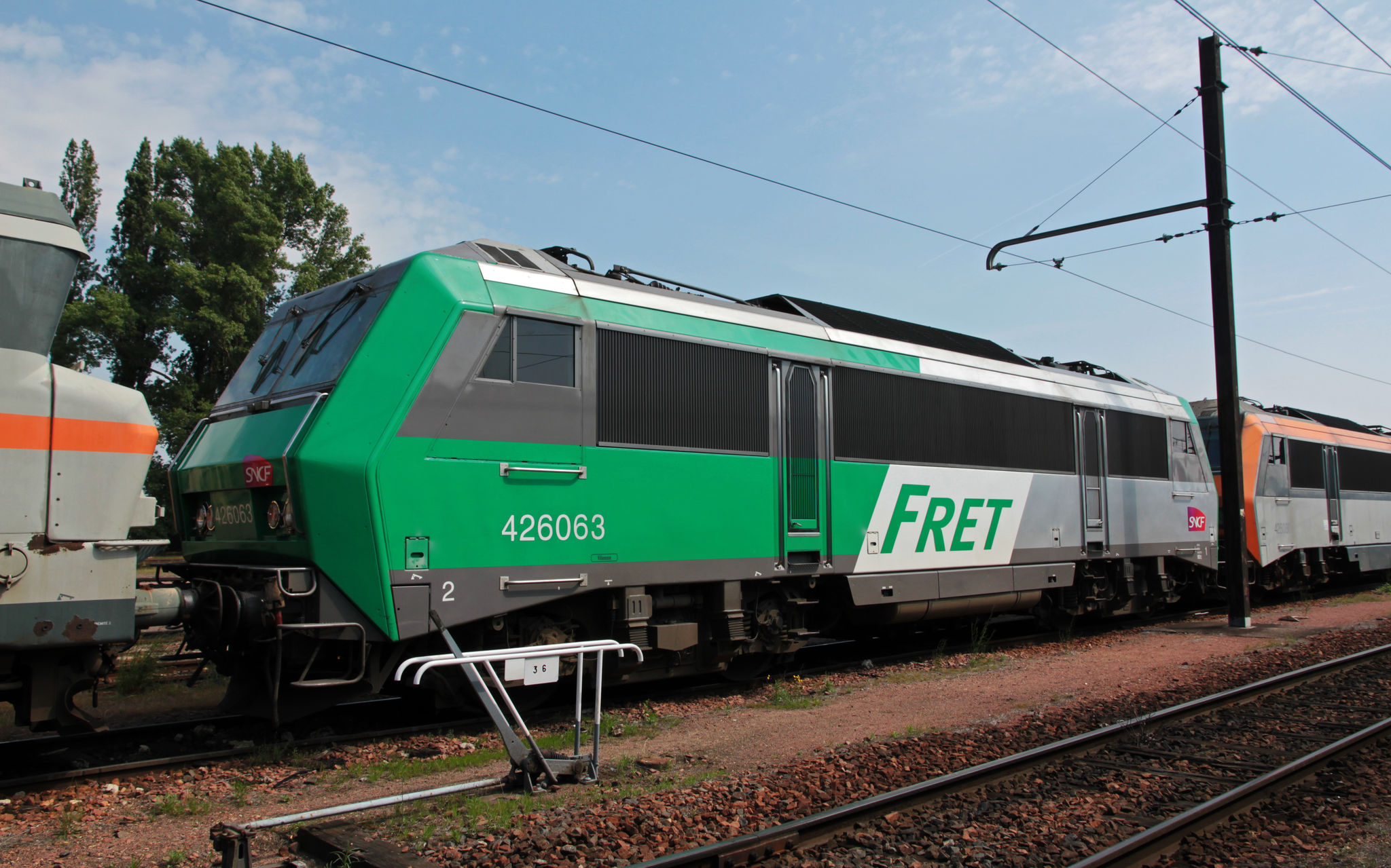 BB 26063 Fret, dépôt de St Pierre des Corps