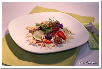 Salade chou blanc & fraises-1