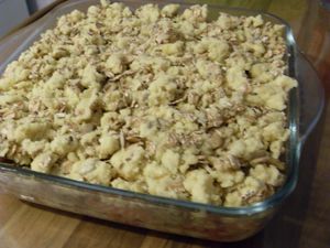 recettes Crumble de saumon aux flocons davoine