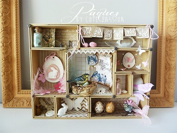 Shadow box Côté passionpsd