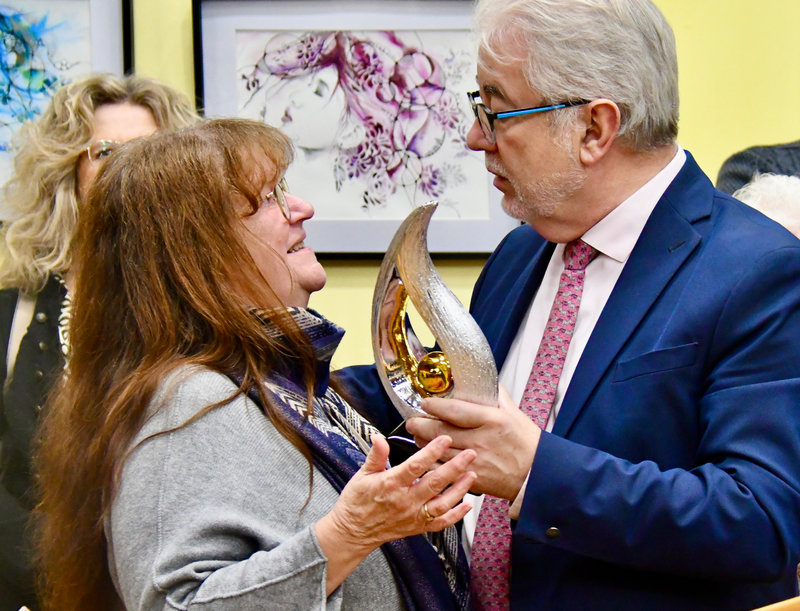 BIENNALE AQUARELLE 2023 prix Gilbert Arduin Martine Meersschaut