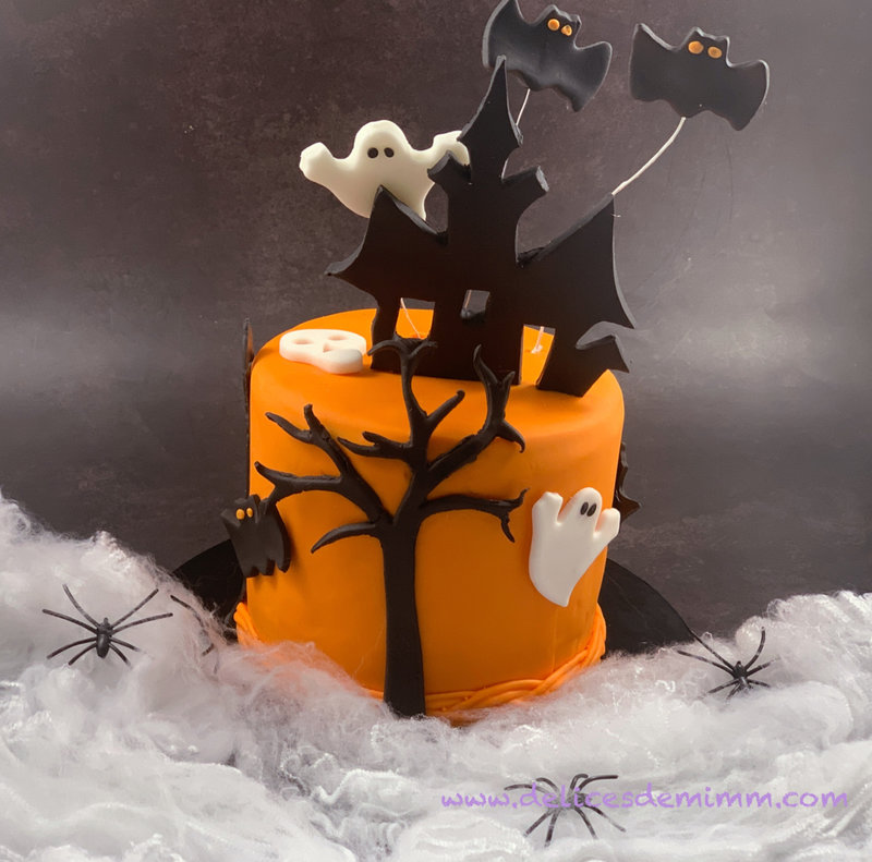 Un gâteau simple et facile pour Halloween 5