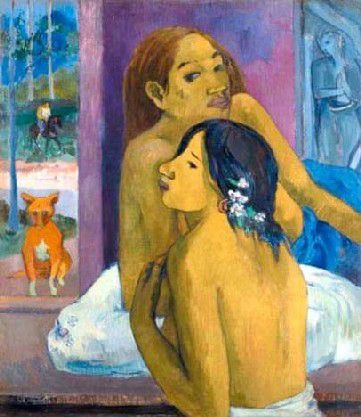 paul Gauguin 2 femmes à la chevelure fleurie