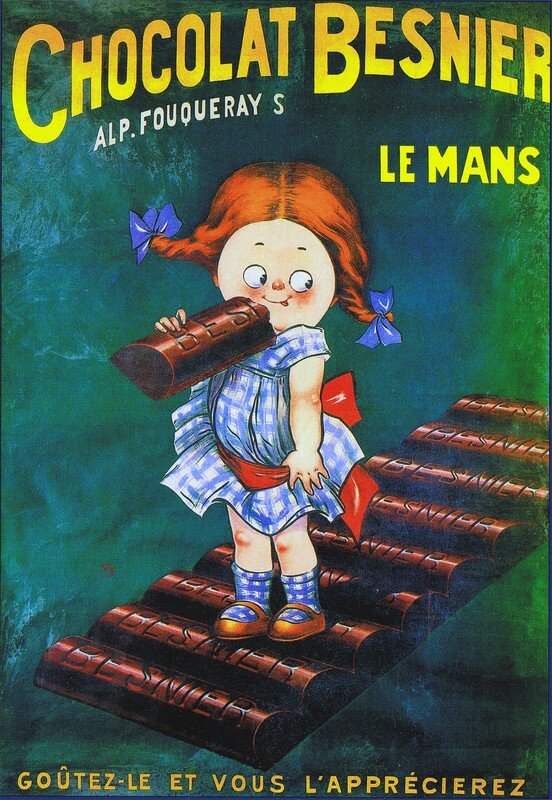 Chocolat Besnier - 72 - Le Mans (Almanach du Facteur 2006)