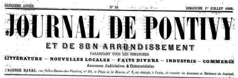 Presse Journal de Pontivy 1888_1