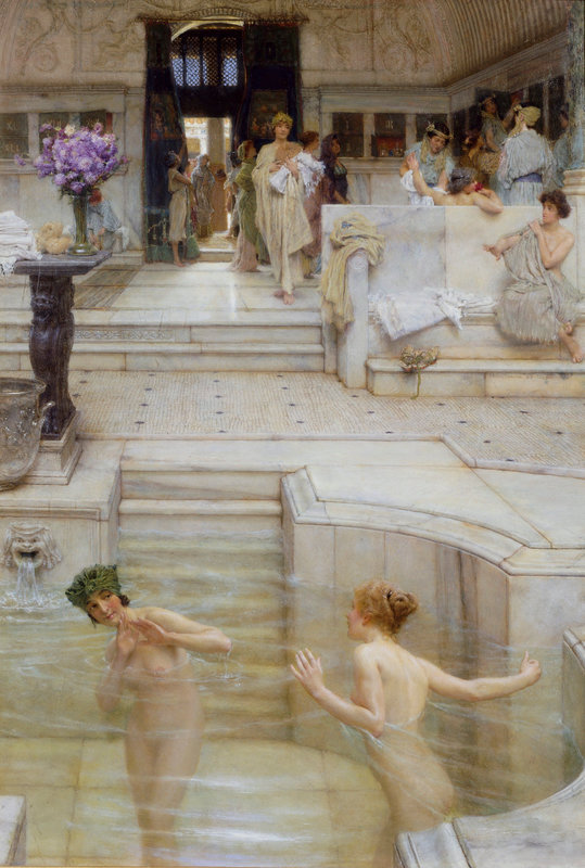 Alma-Tadema_A_Favourite_Custom_1909_Tate_Britain