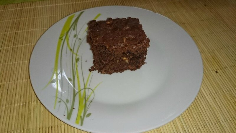 brownie cholat noisette et riz soufflé