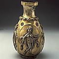 <b>Sassanian</b> Silver Gilt Vase with Dancing Female Figures, 6th century C.E. 