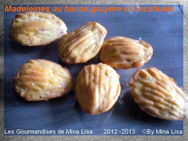 madeleines bacon-gruyère