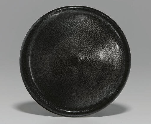 A rare 'oilspot' black-glazed conical bowl, Southern Song dynasty (1127-1279)