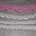 Crochet : des <b>bordures</b> ou dentelles