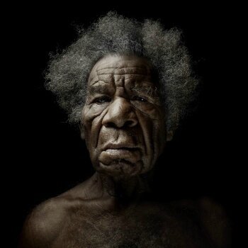 mélanésien portrait masculin