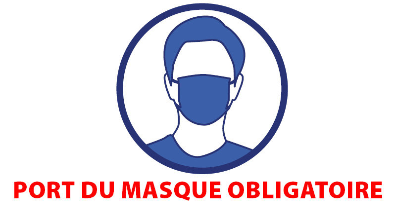 PORT MASQUE OBLIGATOIRE affiche