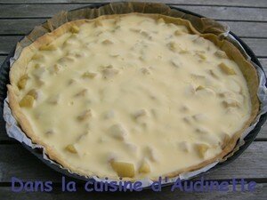 Tarte aux pommes à la crème brûlée recettes dessert tarte aux pommes à la crème patissière et cassonade