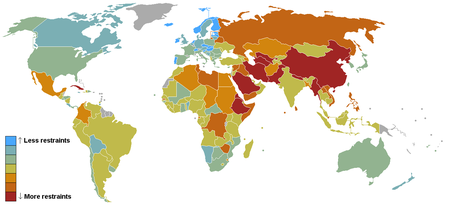 Reporters_Without_Borders_2006_Press_Freedom_Rankings_Map