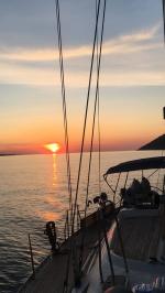Coucher de soleil dans le Pakleni Kanal, vendredi 20 mars 2020 (2)