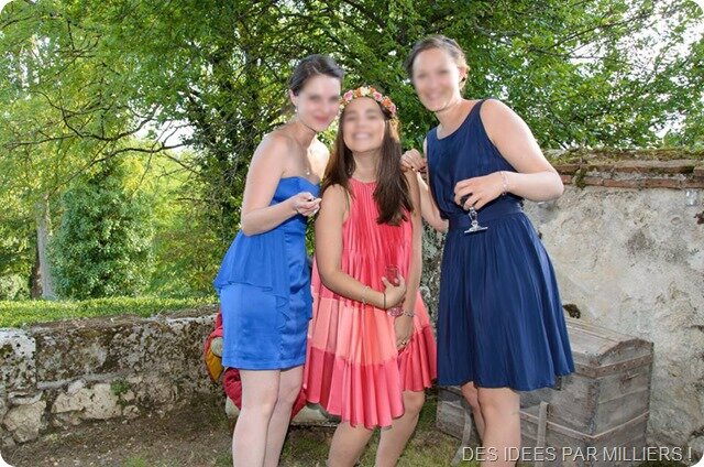 Robe dos nu bleue en soie - Photo Booth - Des Idées Par Milliers