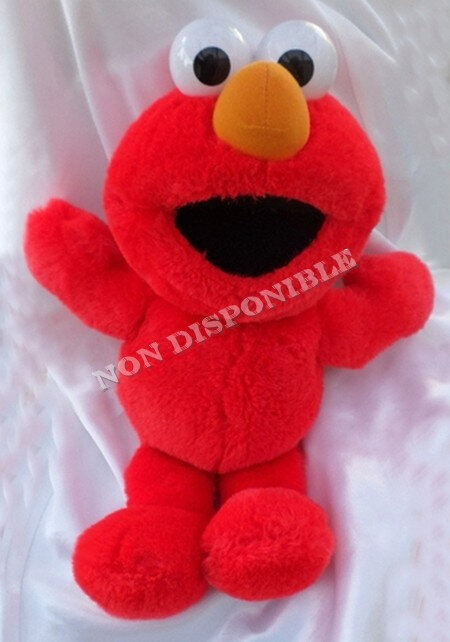 Peluche Rouge Vintage Sesame street Le Muppet show Elmo 1997 Tyco