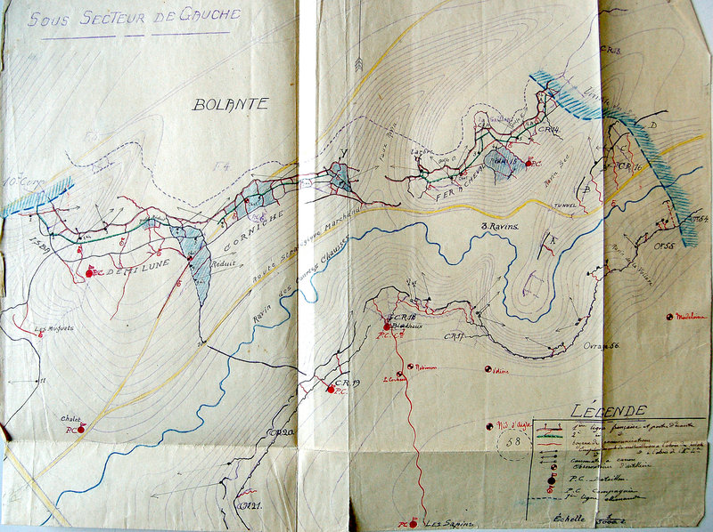 carte argonne octobre 1915